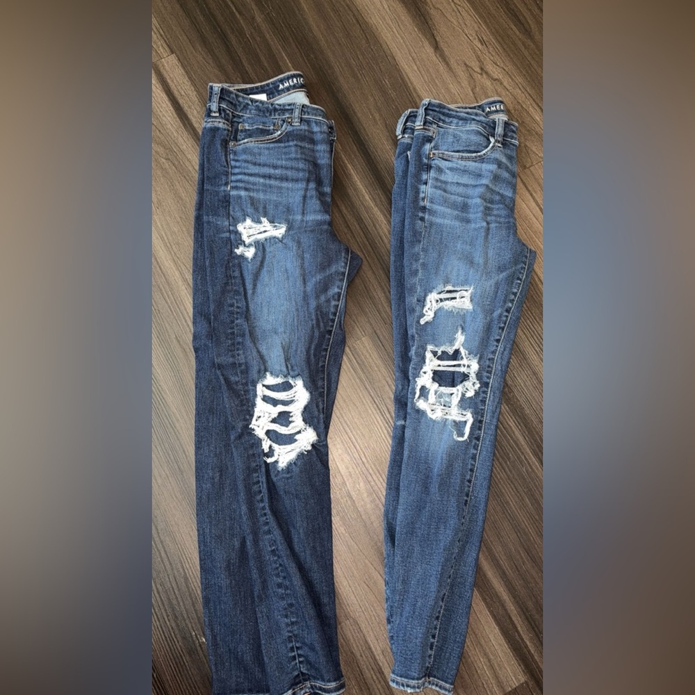 American Eagle Outfitters Blue Skinny Jeans